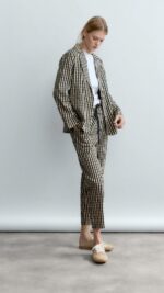 MINI GINGHAM OVERSHIRT BLAZER - Imagen 2