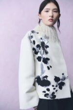 CHAQUETA JACQUARD CON LANA