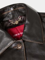 CAZADORA PIEL CUELLO BORREGO - Imagen 4